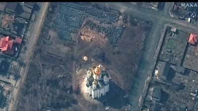 ترصد ما حدث في بوتشا الأوكرانية.. صور فضائية تصدم العالم 