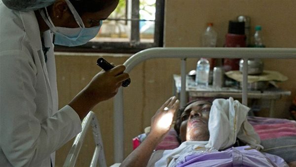 إصابة بـ الفطر الأسود