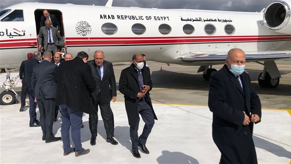 وصول الوزراء العرب