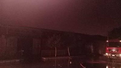 السيطرة على حريق محدود داخل مصنع للفايبر بمدينة السادات