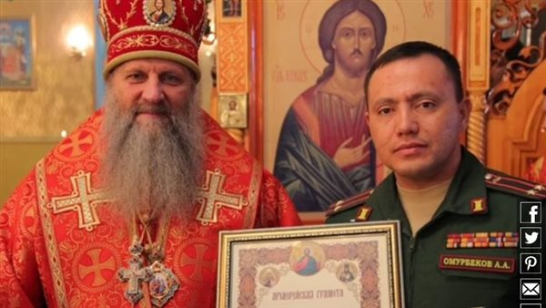 تكريم القائد الروسي