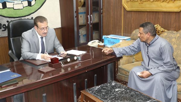 لقاء محافظ المنوفية