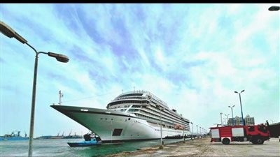 ميناء بورسعيد يستقبل السفينة النرويجية VIKING STAR وعلى متنها 945 سائحًا |صور وفيديو 
