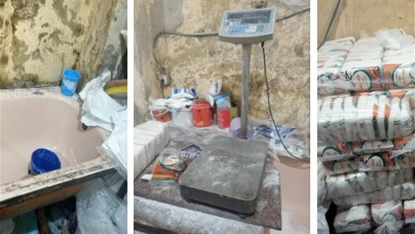 المضبوطات بمصنع السكر