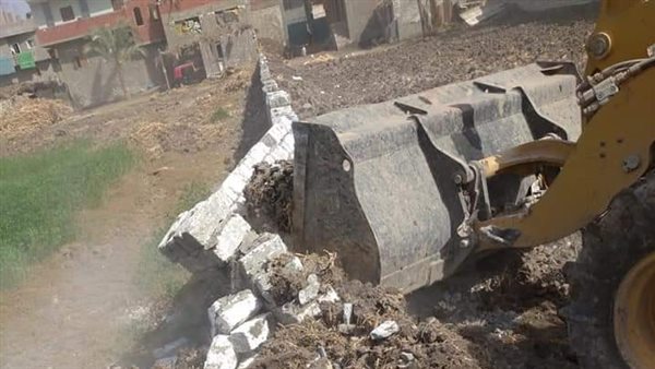 إزالة تعديات في الفيوم