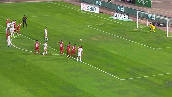 جانب من مباراة الزمالك