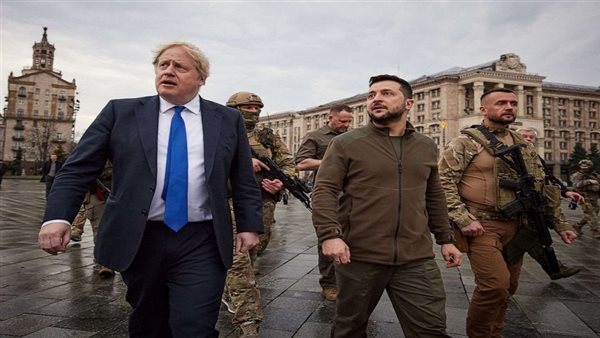 زيلينسكي وجونسون