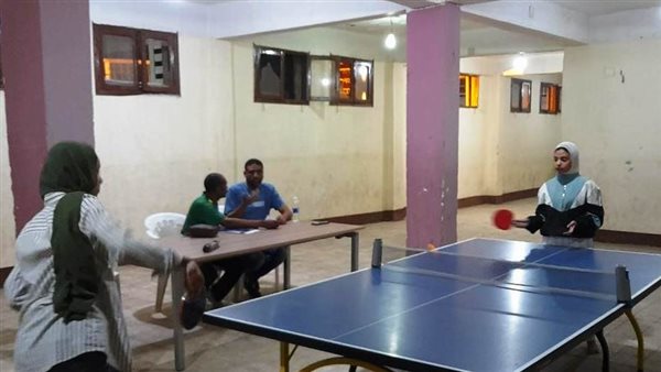 مباراة تنس طاولة-