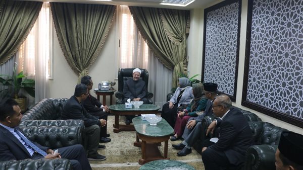 المفتي يستقبل وفدًا