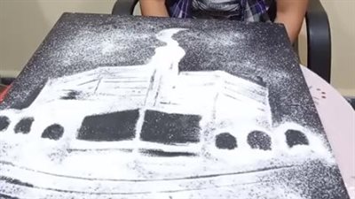 مسيحي يرسم الكعبة بالملح: حبيت أوصل فكرة إننا واحد وماحدش هيفرقنا | بث مباشر