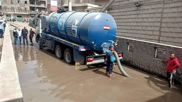 انفجار ماسورة مياه