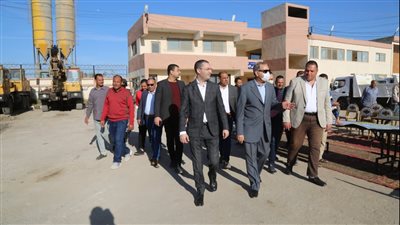 محافظ كفر الشيخ يتفقد جهاز النظافة والتجميل وورشة الصيانة ووحدة التدخل السريع