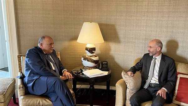 شكري والمبعوث الأمريكي