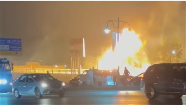 حريق بجوار النادي