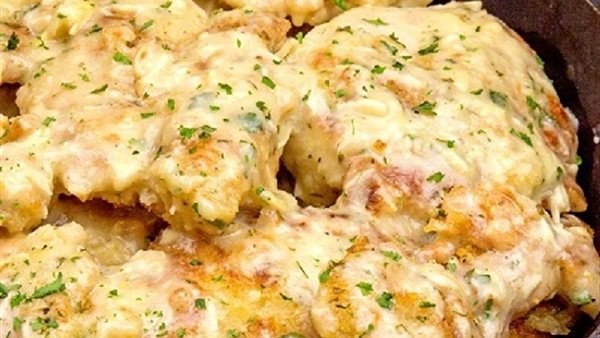 عجينة الثوم والدجاج