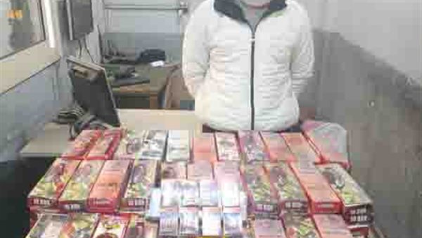 المتهم بحوزته المضبوطات