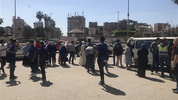 جانب من الزحمة 