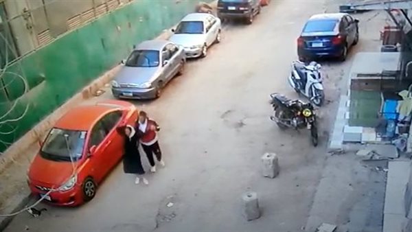 لحظ الاعتداء على