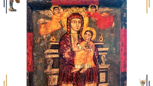  ‏أيقونة تتويج السيدة