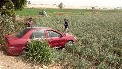إصابة شخص إثر حادث تصادم بمزلقان زكي في طوخ