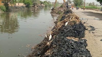 ري المنيا تعلن استمرار حملات تطهير الترع والمساقي