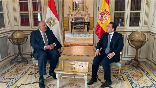 شكري ونظيره الإسباني