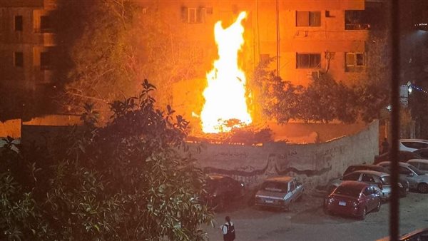  جانب من الحريق