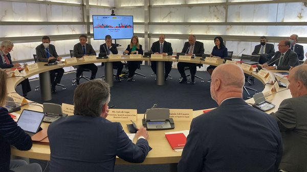 لقاء شكري بممثلي