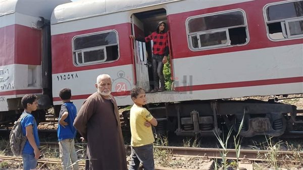 خروج عربة قطار عن