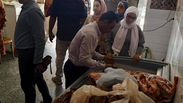 حملة على محلات الجزارة