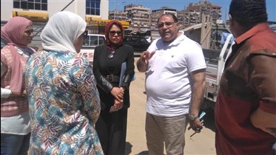 سكرتير عام بورسعيد يتابع إنشاء الجراج متعدد الطوابق بحي العرب | صور