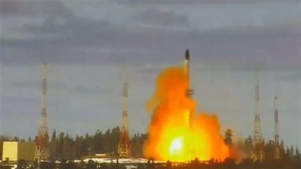 اختبار الصاروخ الروسي