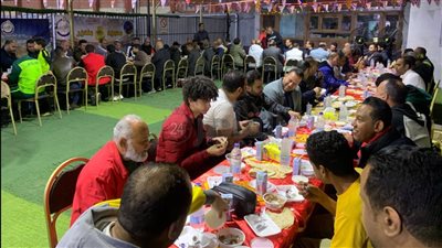 الحبابيب متجمعين.. أهالي بورفؤاد يقيمون أكبر مائدة سحور رمضانية | صور