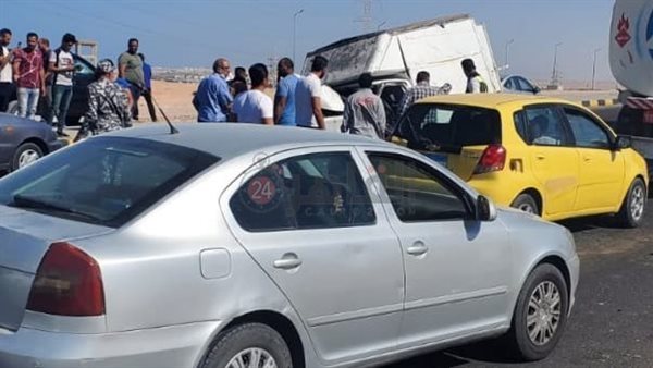 إنقلاب سيارة ربع