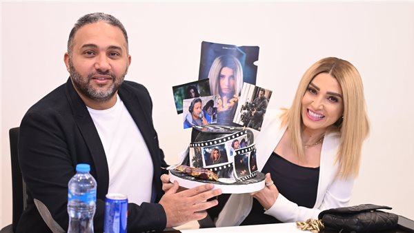 روجينا والمخرج رؤوف