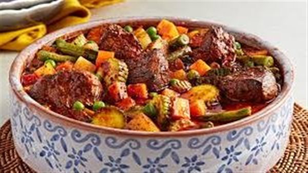 طاجن تورلي باللحمة