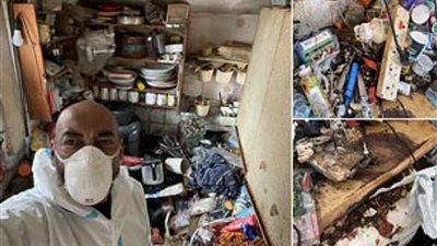 قتلتهم جراثيم القمامة.. عائلة انجليزية تعيش في منزل من القمامة 