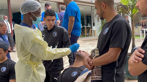 مسحة طبية لبعثة فريق