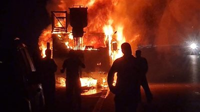  انتداب المعمل الجنائي لمعرفة أسباب حريق شقة سكنية بالدقي