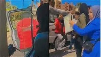 نط من العربية وسابها ماشية.. القبض على سائق ميكروباص عرّض حياة الركاب للموت | فيديو