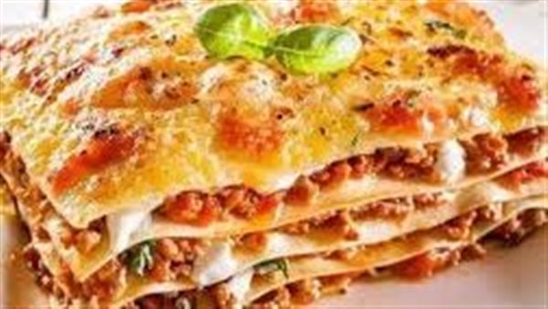 لازانيا باللحمة المفرومة