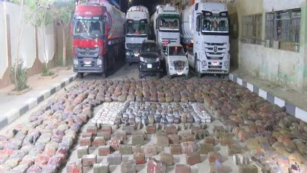 المواد المخدرة المضبوطة