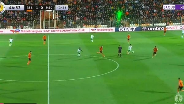 جانب من مباراة المصري