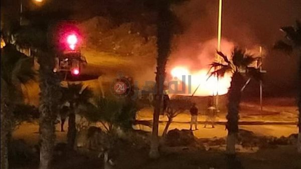 حريق بمدينة بورفؤاد