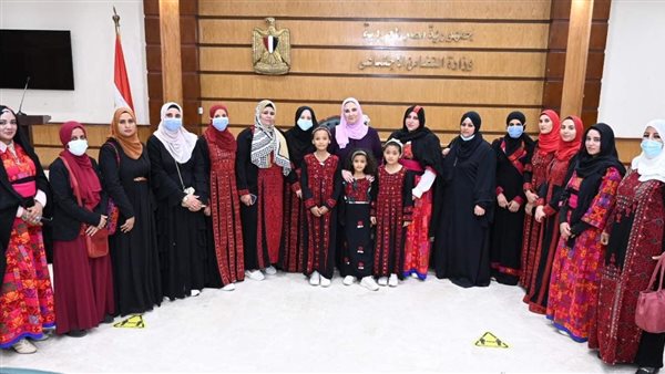 وزيرة التضامن خلال