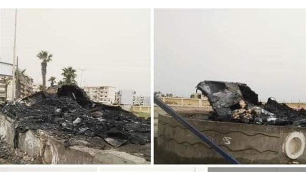 حريق بمدينة بورفؤاد