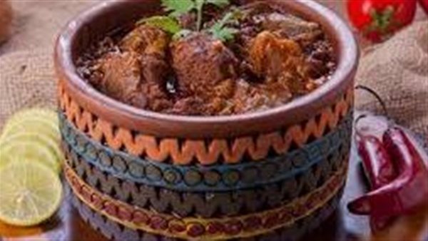 طاجن بامية باللحمة