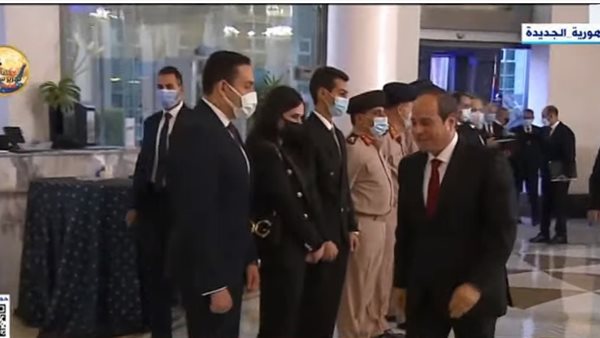 السيسي يصل حفل إفطار