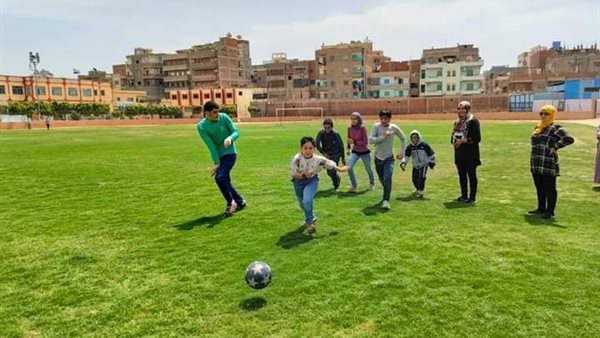 جانب من اليوم الرياضي