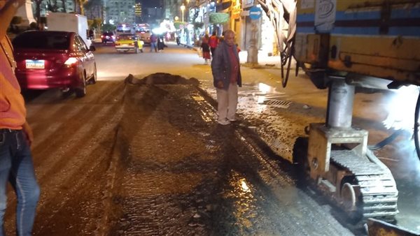 رصف شوارع الإسكندرية